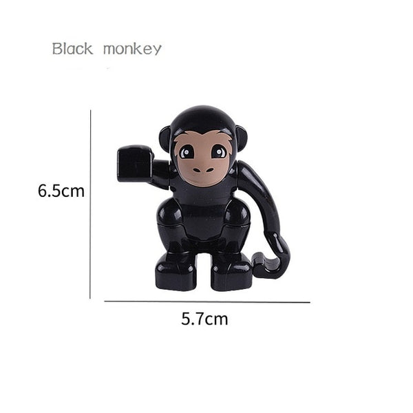 Animal Series Model Figures Big Building Blocks Animals Educational Toys