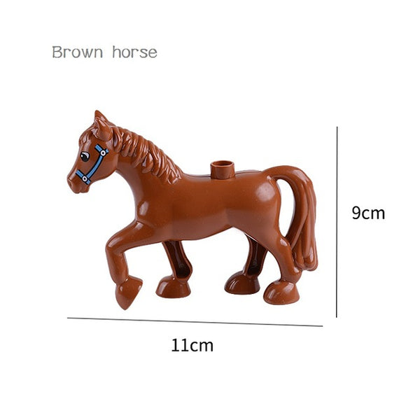 Animal Series Model Figures Big Building Blocks Animals Educational Toys