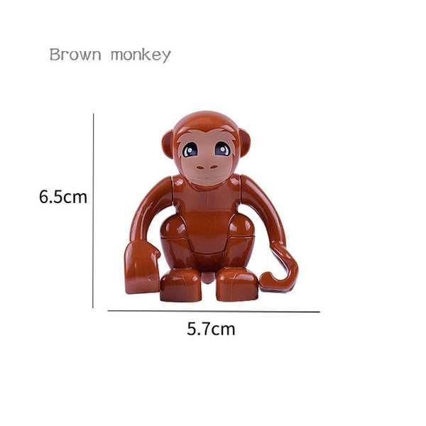 Animal Series Model Figures Big Building Blocks Animals Educational Toys