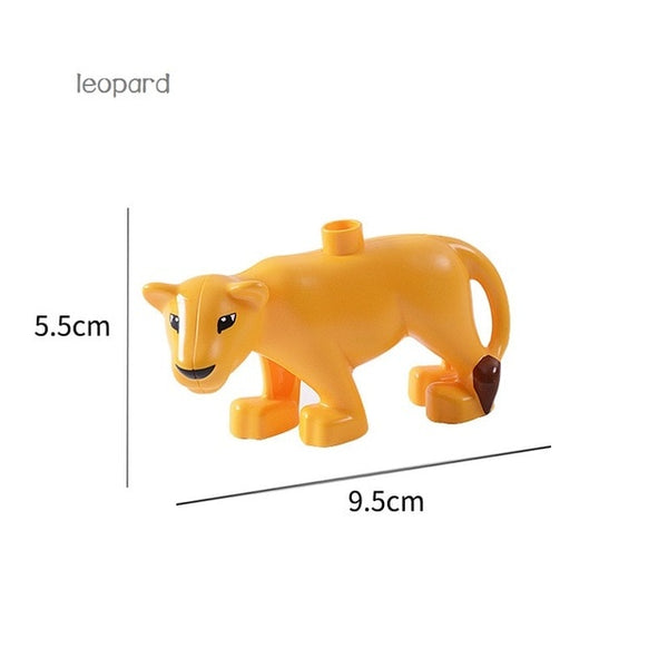 Animal Series Model Figures Big Building Blocks Animals Educational Toys