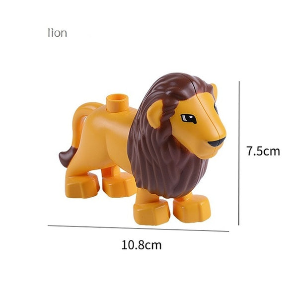Animal Series Model Figures Big Building Blocks Animals Educational Toys