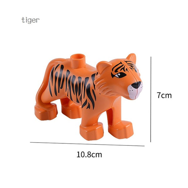 Animal Series Model Figures Big Building Blocks Animals Educational Toys