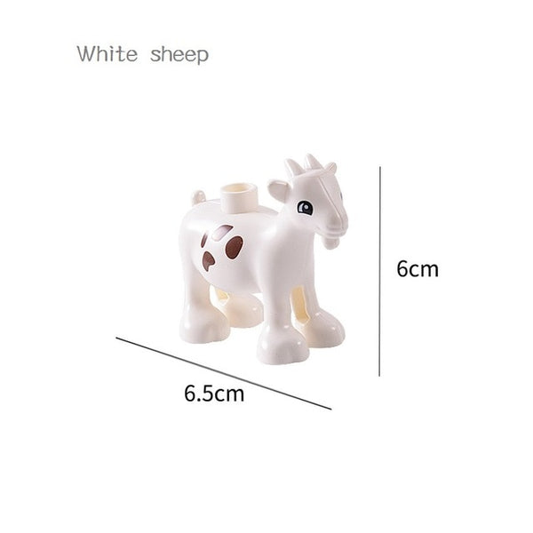 Animal Series Model Figures Big Building Blocks Animals Educational Toys