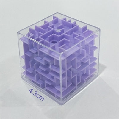 UainCube 3D Cube Puzzle Maze Toy Hand Game Case Box Fun Brain Game Challenge