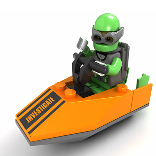 City Series Police Car Fighter mini Educational Building Blocks Toys Compatible