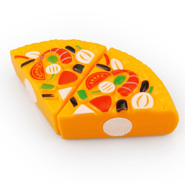 Children Kitchen Cutting Toys Pizza Hamburger Bread Fast Food