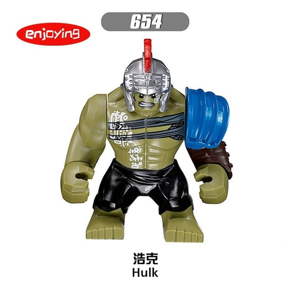 Big Size Marvel Venom Hulk Figures Riot Carnage Obsidian Green Lantern Building Blocks Toy