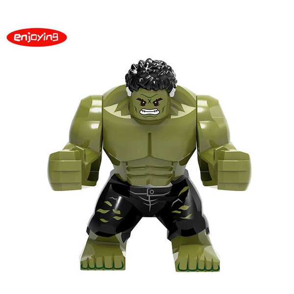 Big Size Marvel Venom Hulk Figures Riot Carnage Obsidian Green Lantern Building Blocks Toy