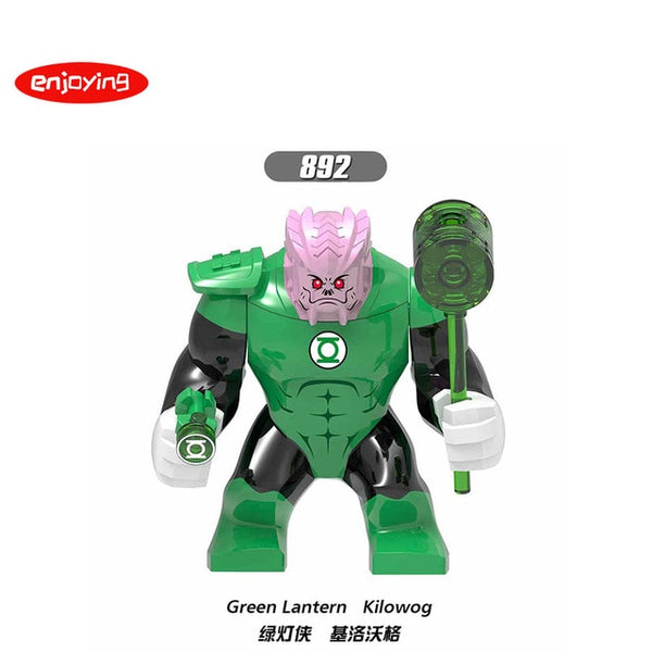 Big Size Marvel Venom Hulk Figures Riot Carnage Obsidian Green Lantern Building Blocks Toy