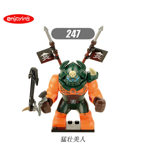 Big Size Marvel Venom Hulk Figures Riot Carnage Obsidian Green Lantern Building Blocks Toy