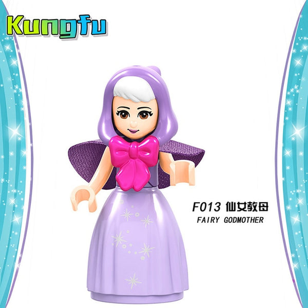 Playmobil Disneyes series Fairy Godmother Maleficen Compatible Legoings princess