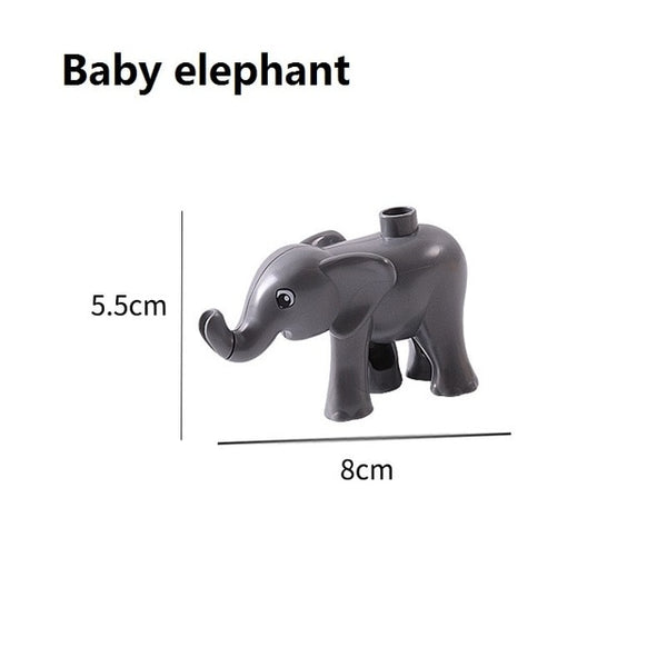 Animal Series Model Figures Big Building Blocks Animals Educational Toys