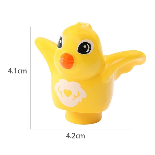 Duplos Animal Model Figures big Building Block Sets Elephant monkey Horse kids educational